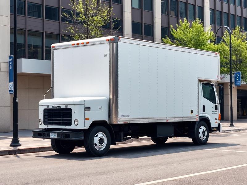 Box Truck used for freight dispatch