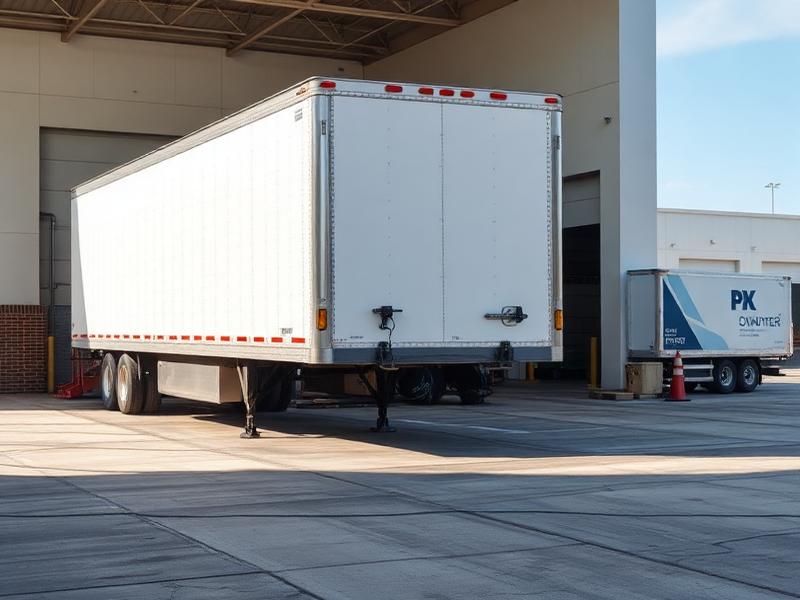 Dry Van used for freight dispatch